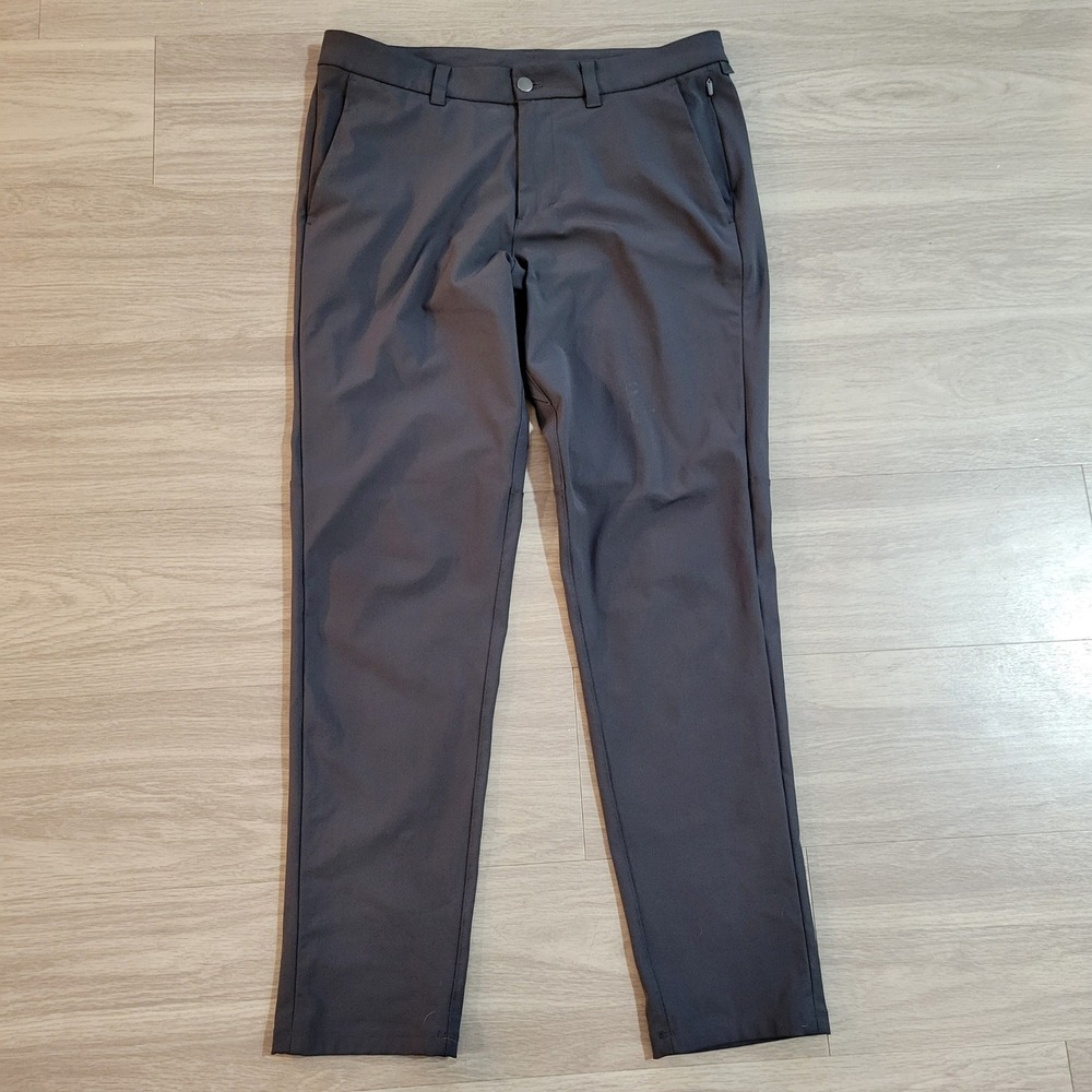 Lululemon ABC Pant Slim Warpstreme Charcoal Grey Mens 34x30.5 LM5975S